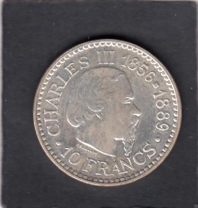 Beschrijving: 10 Francs REINIER III
